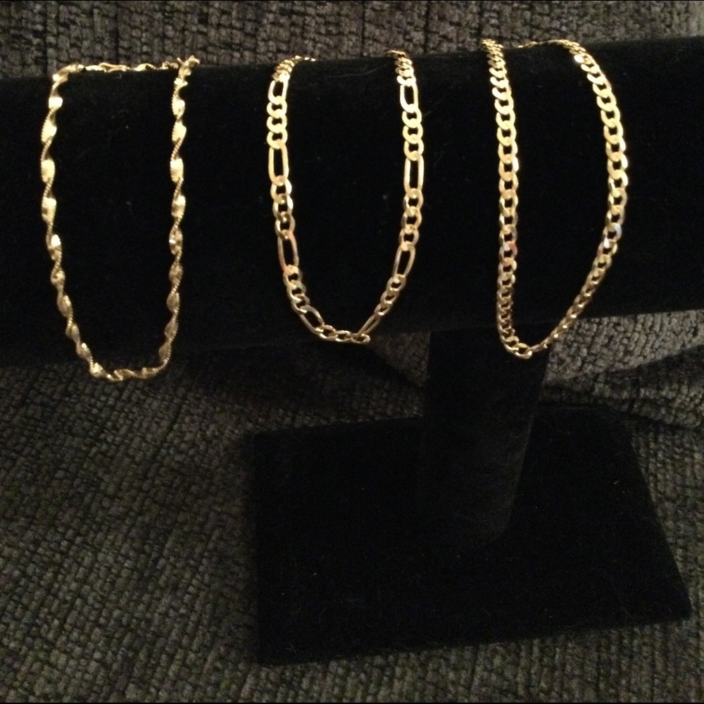 🔥🔥(3) 18K YELLOW GOLD BRACELETS 🔥🔥🔥🔥